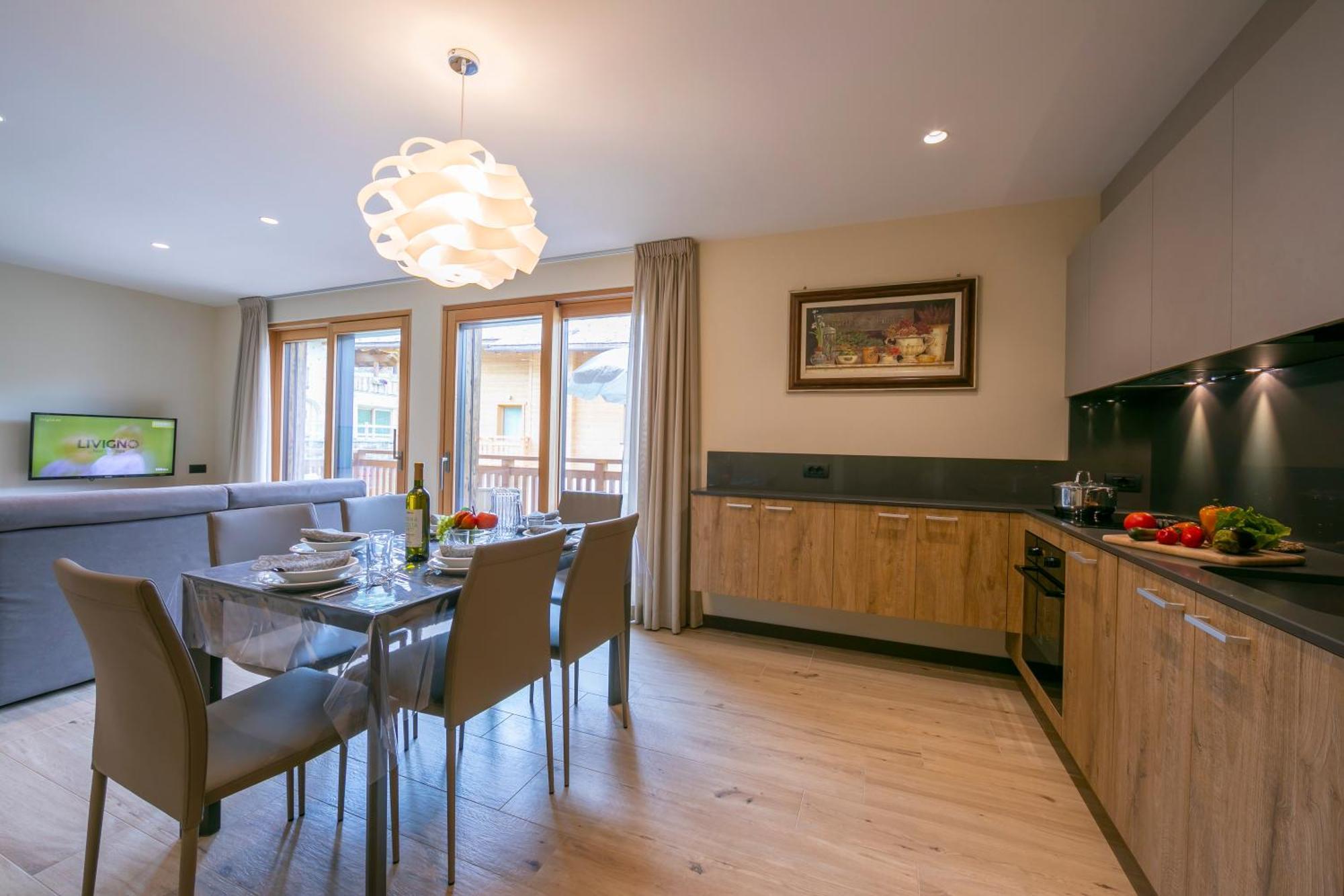 Casa Luminosa Ski In -Ski Out 100M - Happy Rentals Livigno Bagian luar foto