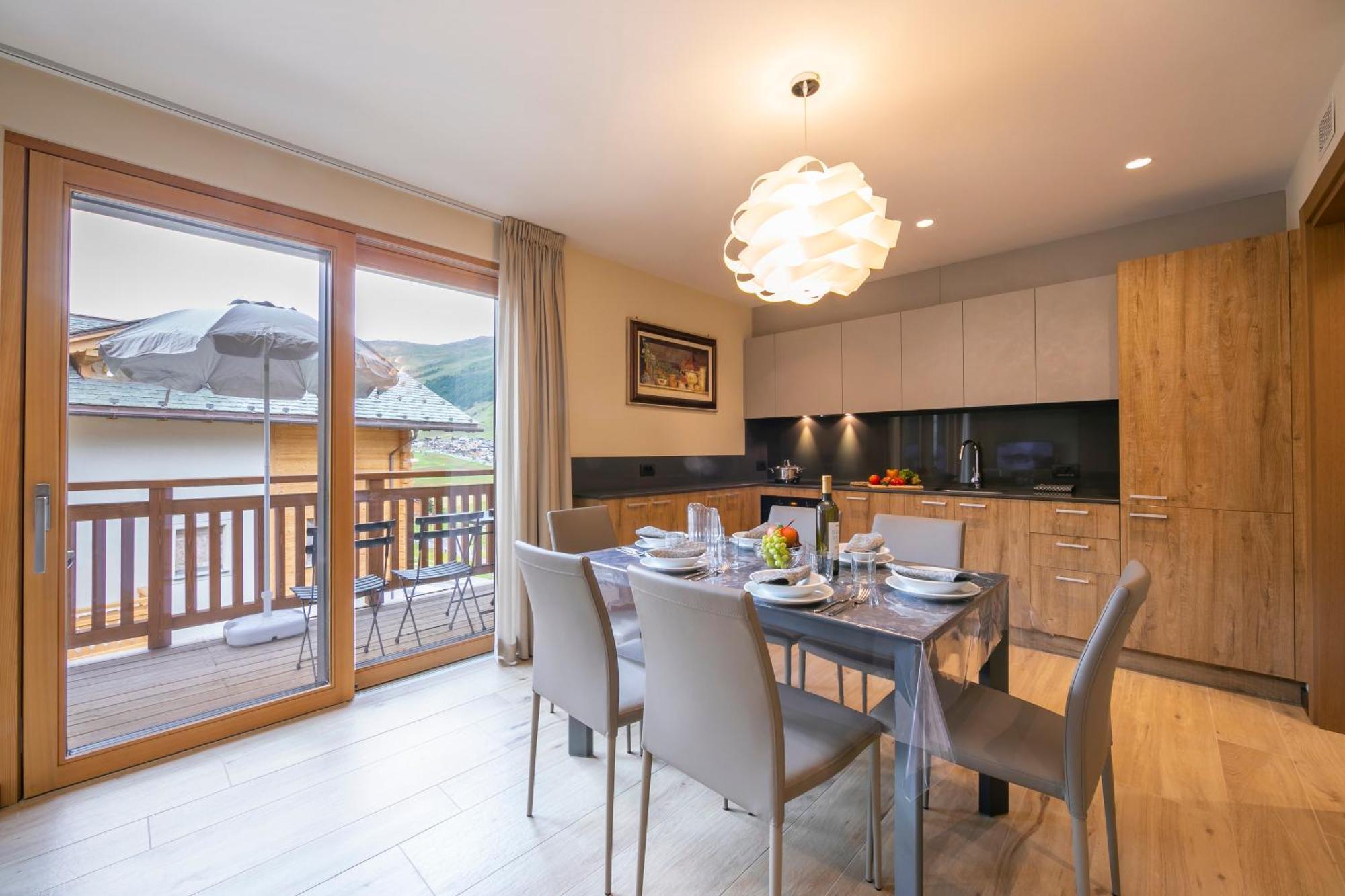 Casa Luminosa Ski In -Ski Out 100M - Happy Rentals Livigno Bagian luar foto